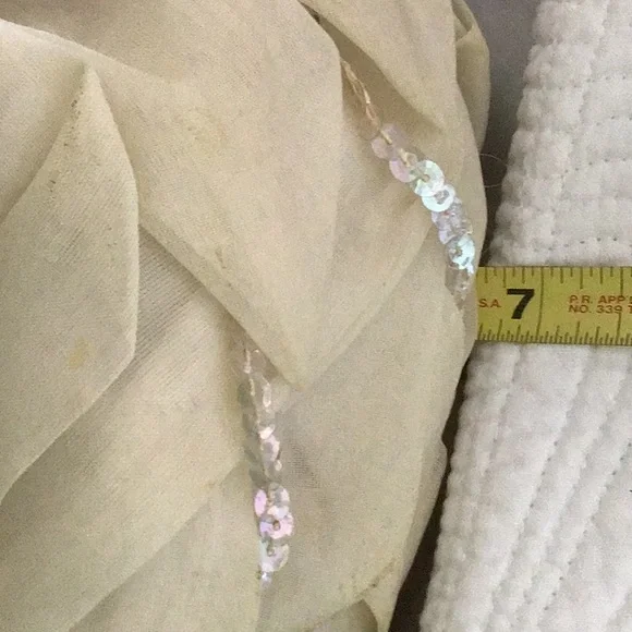 Vintage, UNION made, lace and sequin, fancy 50’s “pill box” style, dress hat. - Picture 5 of 5